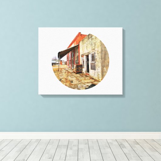 Nimm dir die Sicherheit und die Führung! Ein aband Leinwanddruck (Insitu (Holzboden))