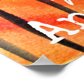 Nimm dir ein Angebot für einen Sonnenuntergang Poster (Ecke)