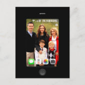 Nimm dir ein fröhliches Weihnachtsfest ein Foto! Ankündigungspostkarte (Vorderseite)