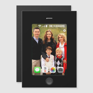 Nimm dir ein fröhliches Weihnachtsfest ein Foto! Magneteinladung