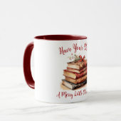 Nimm dir ein fröhliches Weihnachtsfest! Tasse (Vorderseite Links)