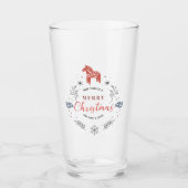 Nimm dir ein fröhliches Weihnachtsschmuck! Glas (Vorderseite)