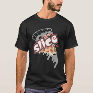 Nimm dir eine Pizza mit einem Schlauch T-Shirt