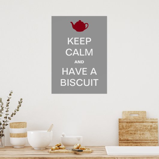 Nimm dir einen Keks! Poster (Küche)