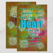 Nimm dir mein Herz Briefpapier (Vorne/Hinten)