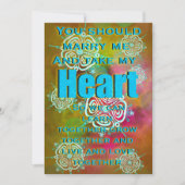 Nimm dir mein Herz Einladung (Vorderseite)