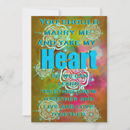 Nimm dir mein Herz Einladung