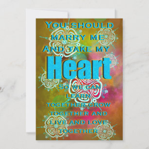 Nimm dir mein Herz Einladung