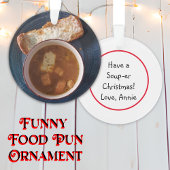 Nimm dir Weihnachten! | Funny Food Puff Ornament