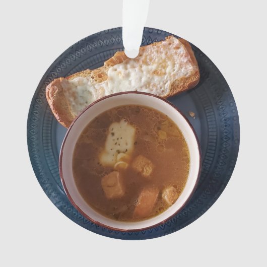 Nimm dir Weihnachten! | Funny Food Puff Ornament (Vorderseite)