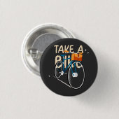 Nimm ein Fahrrad Button (Vorne & Hinten)