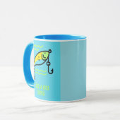 Nimm ein Kind beim Angeln! Tasse (Vorderseite Links)