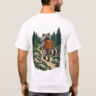 Nimm Ein Wandernden Waschbären-Hiker Vintage Outdo T-Shirt