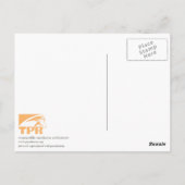 Nimm eine Bow von Mary Gubisch. Postkarte (Rückseite)