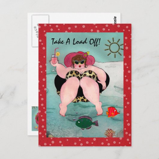 Nimm eine Last ab! Postkarte (Vorne/Hinten)