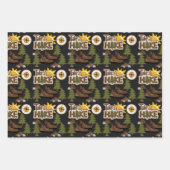 "Nimm eine Wanderung" Adventure-Inspiriert Wrappin Geschenkpapier Set (Vorderseite)