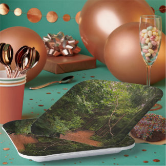 Nimm eine Wanderung! Geschenkidee Pappteller