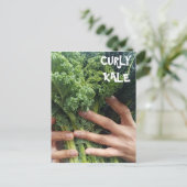 Nimm einen Haufen Curly Kale Postkarte (Stehend Vorderseite)
