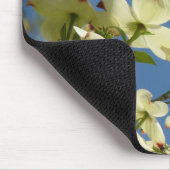 Nimm einen Mini-Urlaub! Mousepad Dogwood-Blume (Ecke)