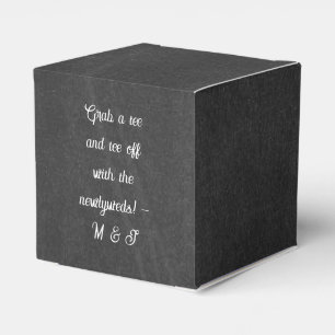 'Nimm einen Tee und schlage mit den Neuvermählten  Geschenkschachtel