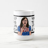 Nimm es ab - Abendessen in Amerika Kaffeetasse (Mittel)