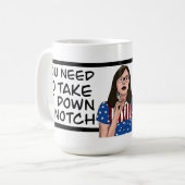 Nimm es ab - Abendessen in Amerika Kaffeetasse (Vorderseite Links)