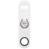 Nimm es einfach Cowboy Speed Flaschenöffner (Rückseite)