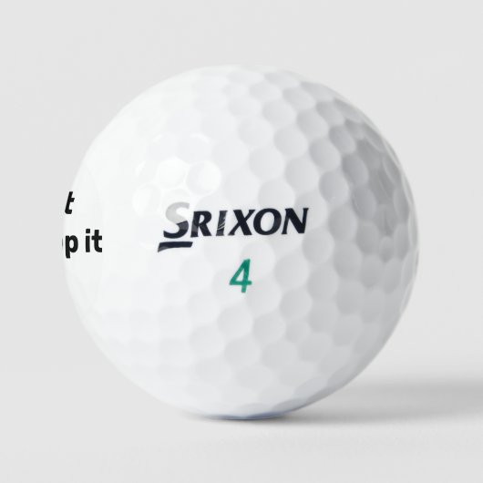 Nimm es einfach mit. golfball (Logo)