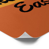 Nimm es leicht - 60er 70er Themed Retro Groovy Poster (Ecke)