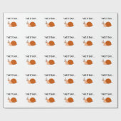 Nimm es leicht Niedlichen Cartoon Snail Geschenkpapier (Flach)