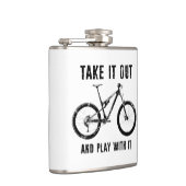 Nimm es raus und spiele mit ihm Mountainbike Flachmann (Rechts)