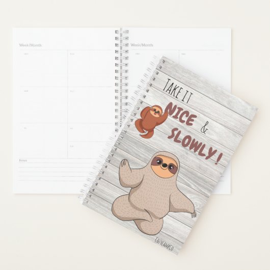 Nimm es schön und LANGSAM! - Sloth Planner Planer (Anzeige)
