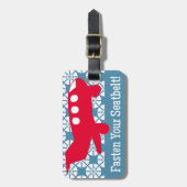 Nimm Flight, Kiddo! Gepäckanhänger (Vorderseite vertikal)