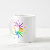 "Nimm Herz" Kaffeetasse (Vorderseite Links)