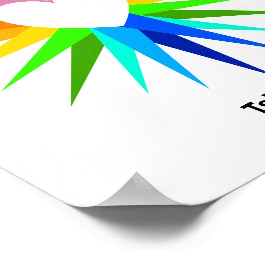 "Nimm Herz" Poster (Ecke)