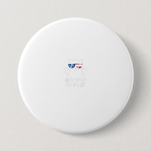 Nimm ihn bei der Wahl 2020 Cat Democra Button (Vorderseite)