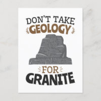 Nimm keine Geologie für den Granitfunny Geologen