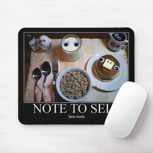 Nimm Meds! Mousepad (Mit Mouse)