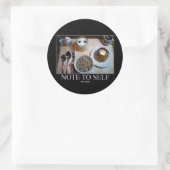 Nimm Meds! Runder Aufkleber (Tasche)