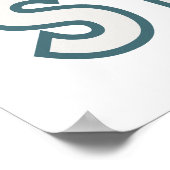 Nimm mehr Platz. Liebe und Akzeptanz Poster (Ecke)