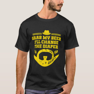 Nimm meinen Bier und ändere den Windelfreund Vater T-Shirt
