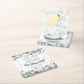 Nimm meinen Drink nicht, ich tanze einen benutzerd Rechteckiger Pappuntersetzer (Vor Ort)