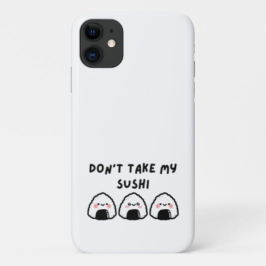 Nimm meinen Sushi nicht. Case-Mate iPhone Hülle (Rückseite)