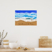 Nimm mich einfach zum Ozean, Poster Art (Küche)