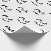 Nimm mich!  Geschenkpackung für Geschenkgutwechsel Geschenkpapier (Ecke)