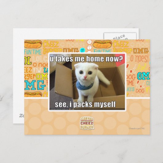 Nimm mich jetzt Zuhause? Postkarte (Vorne/Hinten)