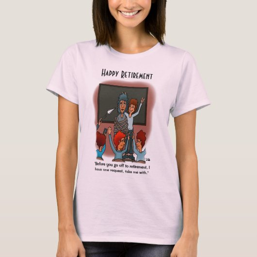 Nimm mich mit dem blassrosa T - Shirt der Frauen (Vorderseite)