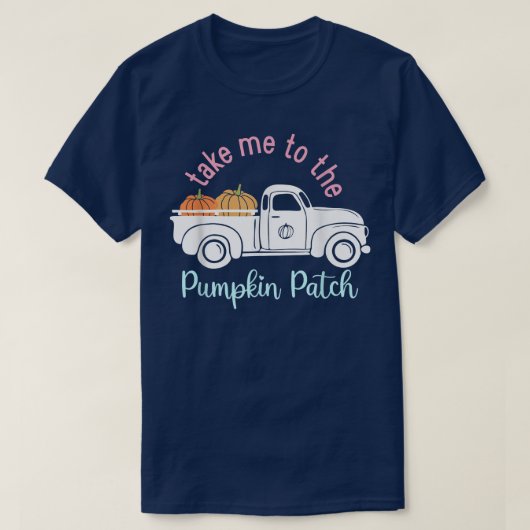Nimm mich mit zu Pumpkin Patch Funny Fall Herbst L T-Shirt (Design vorne)