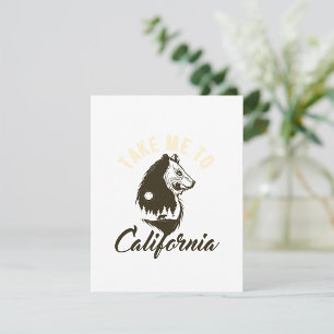 Nimm mich mit zur California Note Card Mitteilungskarte