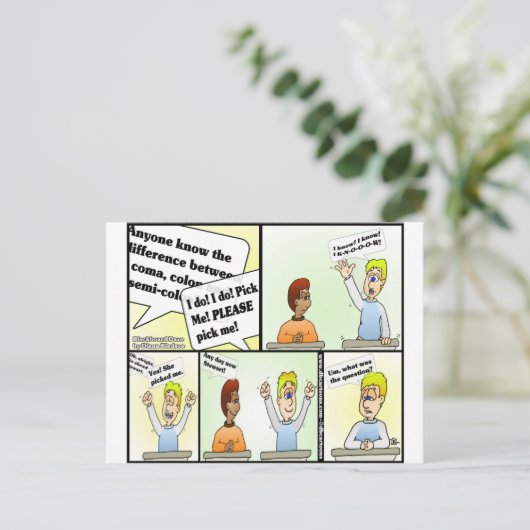 Nimm mich! postkarte (Stehend Vorderseite)